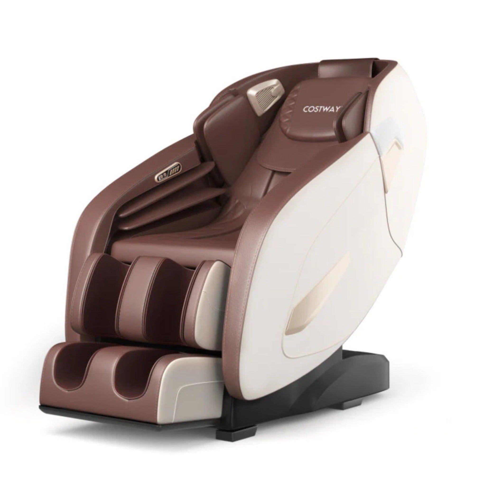 Shiatsu Massage with Heat Massage Chair-Golden | Costway