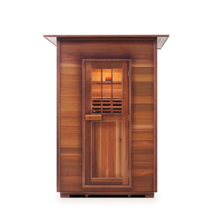 Enlighten Sauna | Sapphire 2 Infrared/Traditional Sauna (PRE-ORDERS)