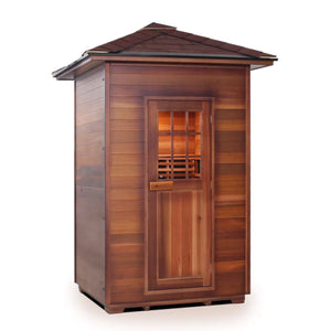 Enlighten Sauna | Sapphire 2 Infrared/Traditional Sauna (PRE-ORDERS)