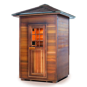 Enlighten Sauna | Sapphire 2 Infrared/Traditional Sauna (PRE-ORDERS)