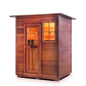 Enlighten Sauna | Sapphire 3 Infrared/Traditional Sauna