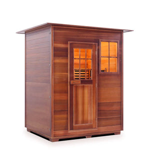 Enlighten Sauna | Sapphire 3 Infrared/Traditional Sauna
