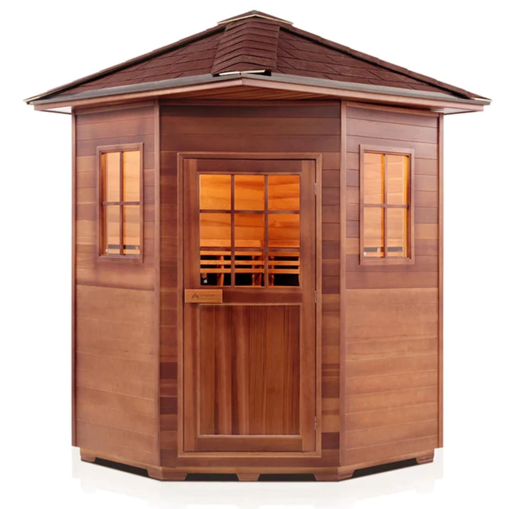 Enlighten Sauna | Sierra 4 Corner Full Spectrum Infrared Sauna ( PRE -ORDERS )
