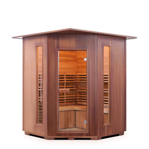 Enlighten Sauna | SunRise 4 Corner Dry Traditional Sauna