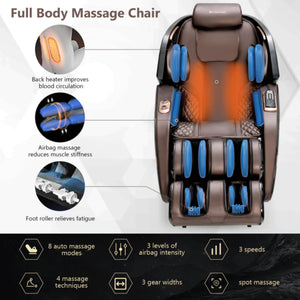 3D SL-Track Full Body Zero Gravity Massage Chair with Thai Stretch